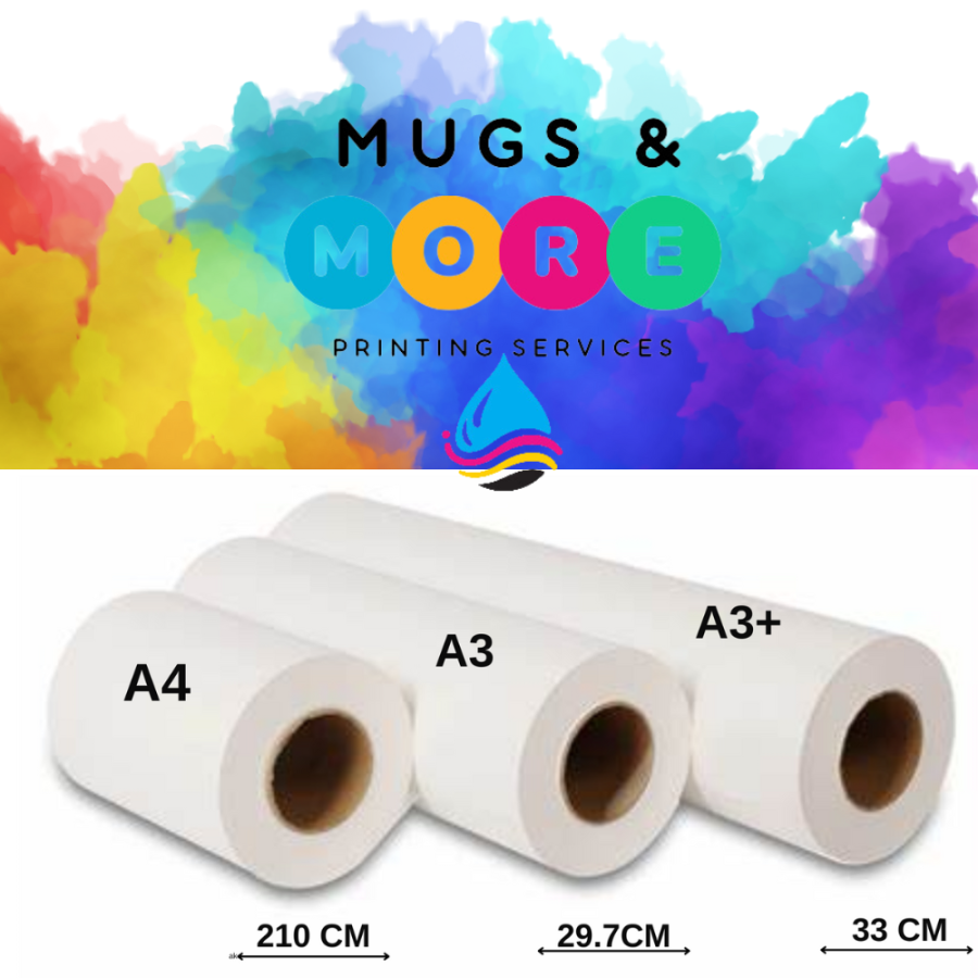 Sublimation paper roll A4